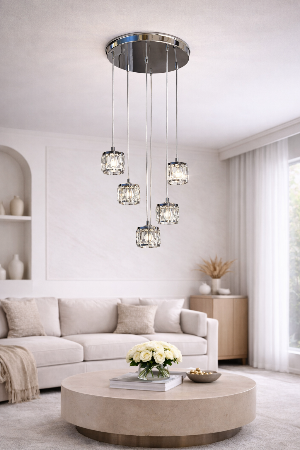 Φωτιστικό κρεμαστό "Klio Crystal"